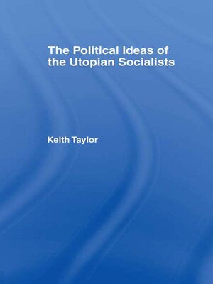 cover image of Political Ideas of the Utopian Socialists